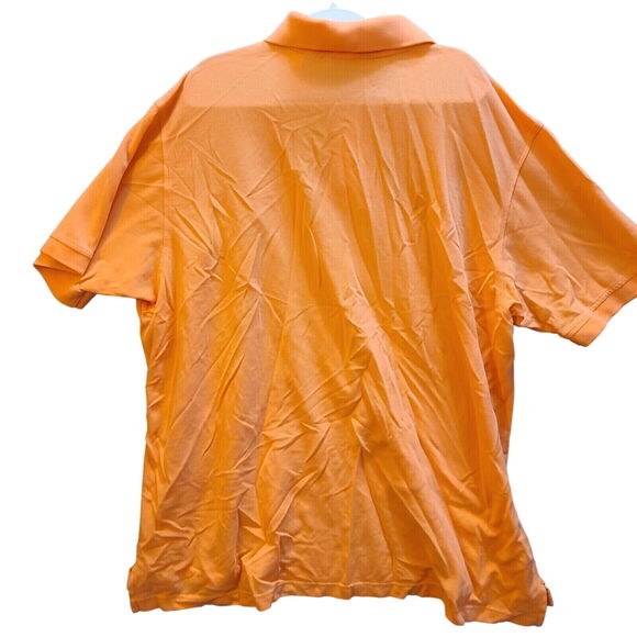 Gold Label Roundtree & Yorke Mens Polo Orange Size 2X Big 100% Cotton Pullover - Picture 2 of 12